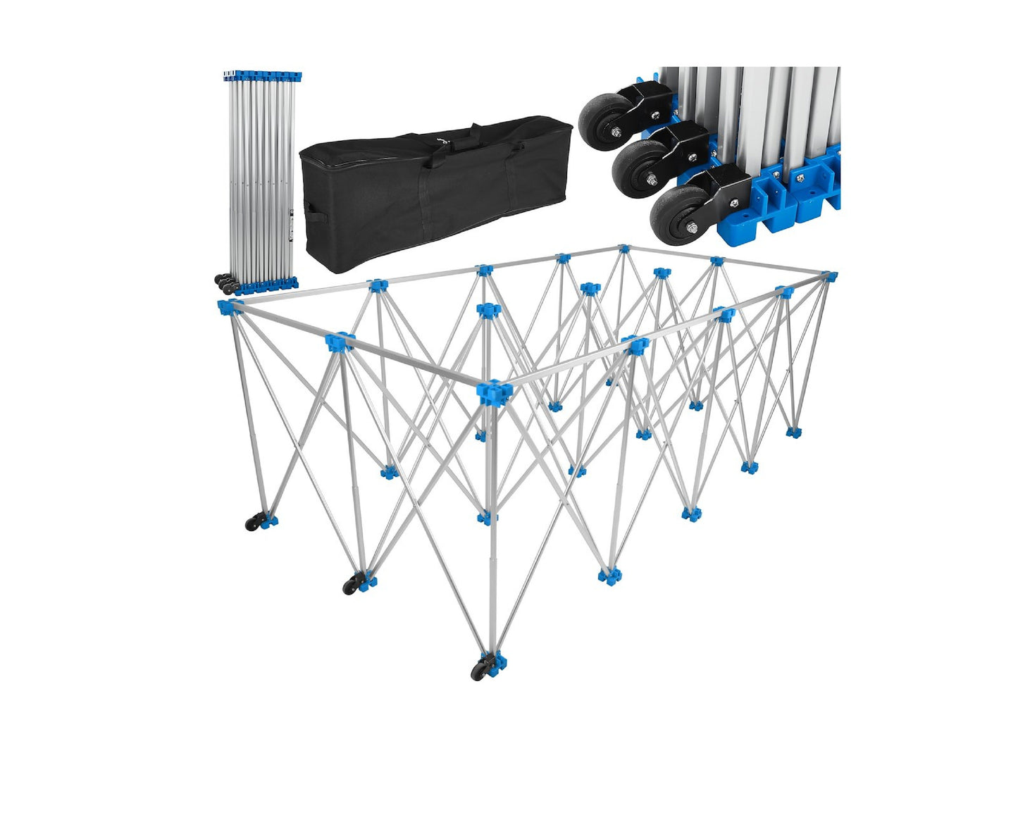 Masa pliabila de lucru pentru placi ceramice, 230 x 118 x 85 cm, capacitate maxima 1000 kg, Geko G30170
