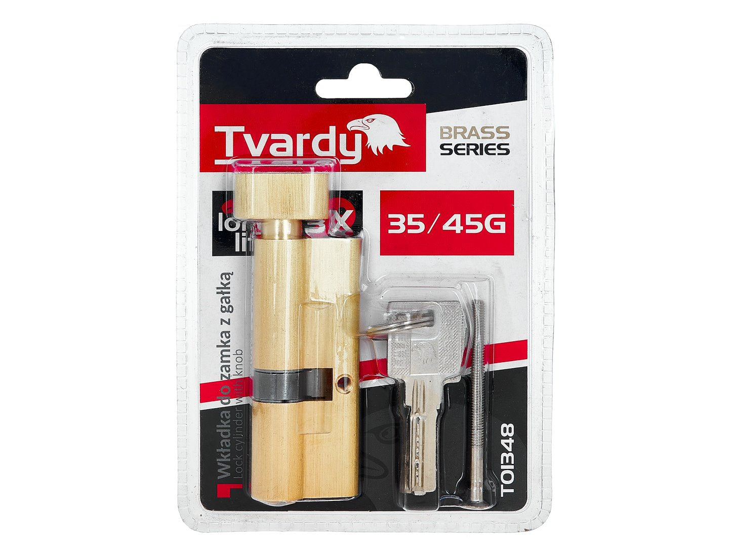 Butuc aluminiu Brass, 35/45g, Tvardy T01348