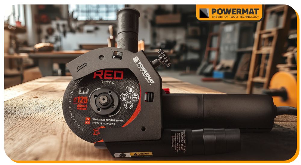 Capac aspirare praf pentru polizor unghiular PM-OSK-125MN, 125 mm, Powermat PM1414