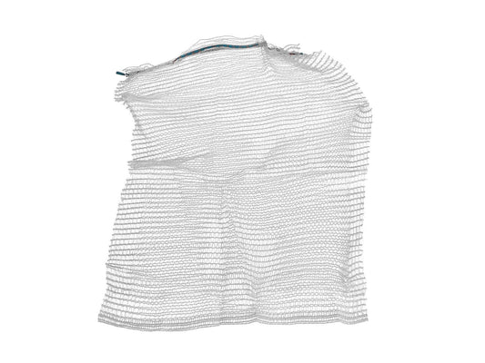 Set saci pentru depozitare cu cordon, 30 x 50 cm, capacitate 5 kg, alb, 100 bucati,  Geko G71980A