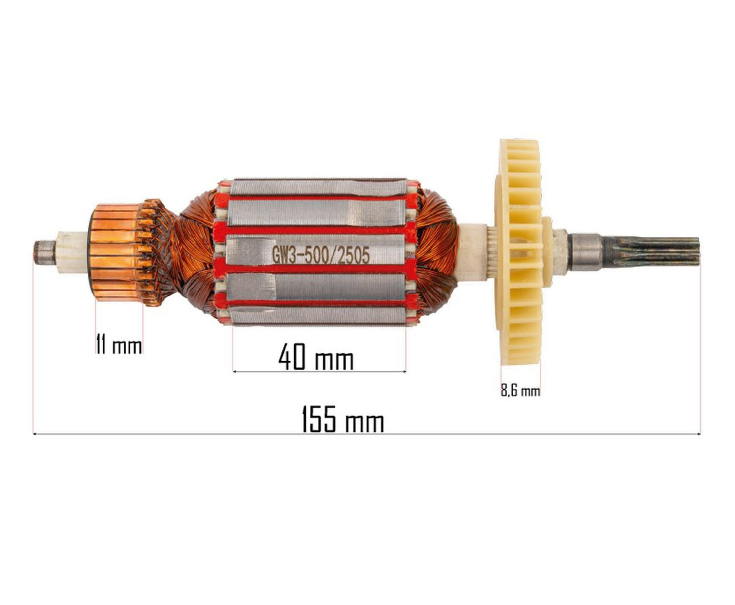 Rotor pentru cheia de impact, Powermat PM-EKU-2100M-WI