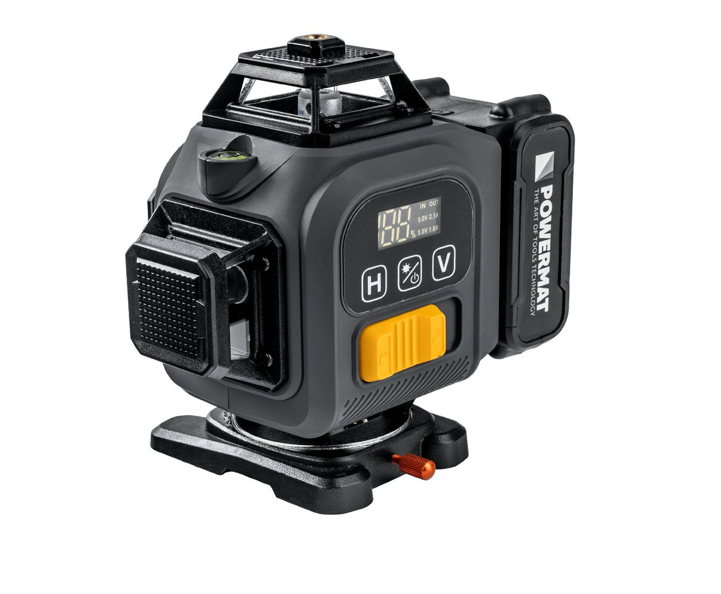 Nivela laser in cruce cu acumulator PM-PLK-4DM3, 4.2 V, Powermat PM1494