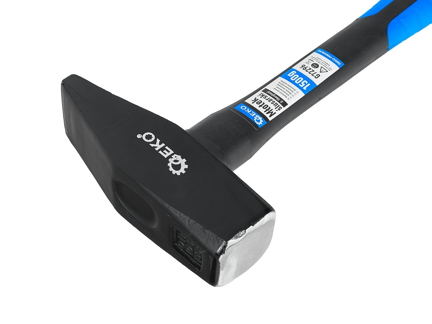 Set ciocane cu maner din fibra de sticla, 100g - 2000 g, 7 bucati, Geko G72296