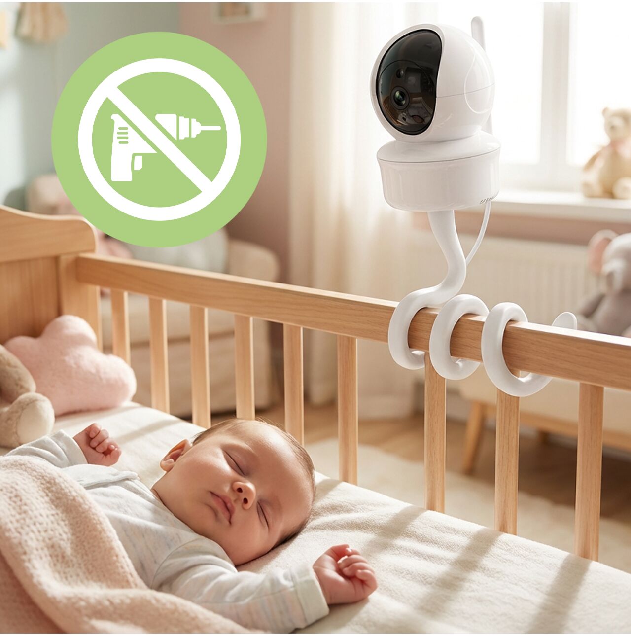 Suport pentru camera monitorizare bebelusi, MalPlay 113787