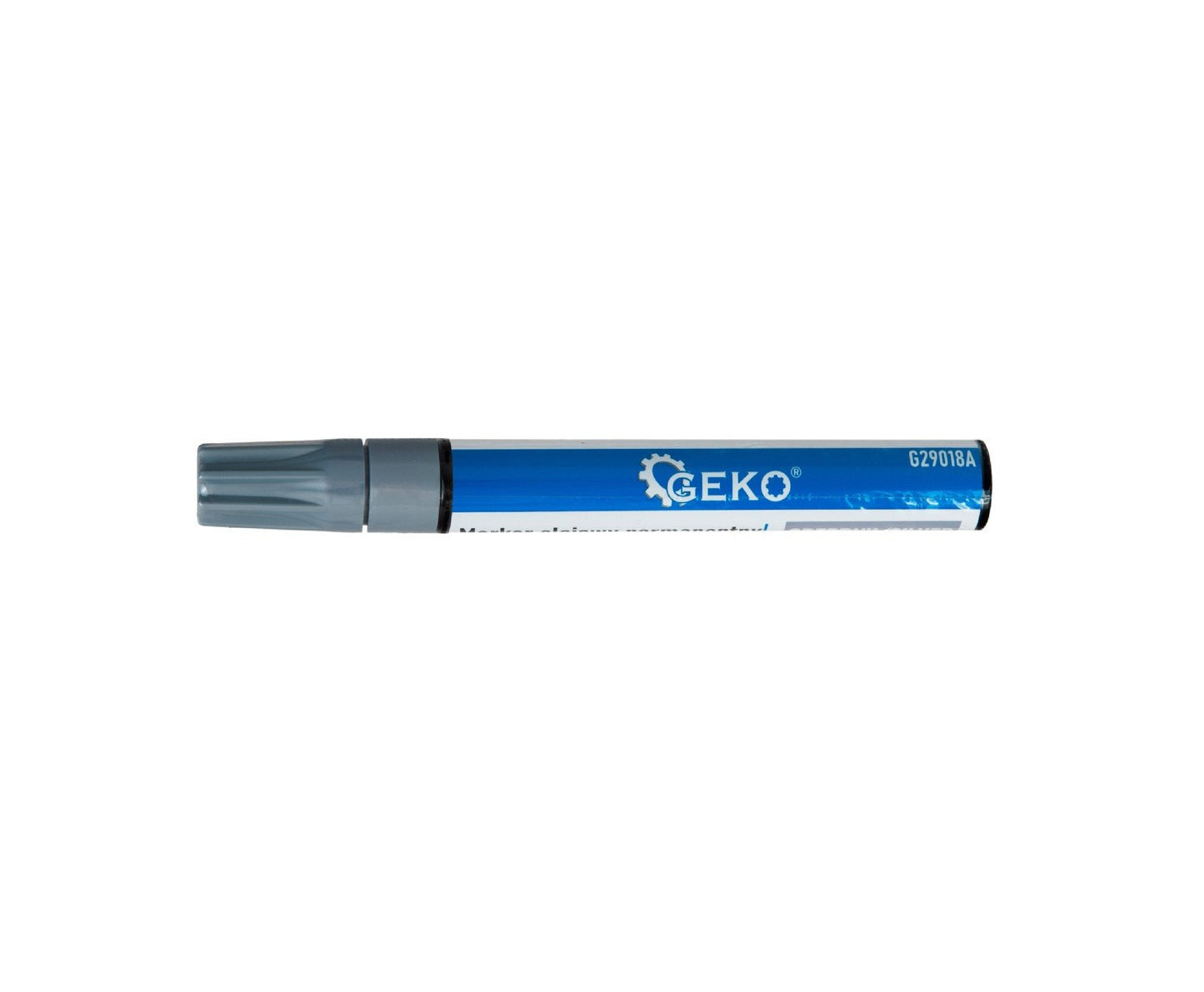 Set markere permanente argintii pe baza de ulei, 24 bucati, Geko G29018A