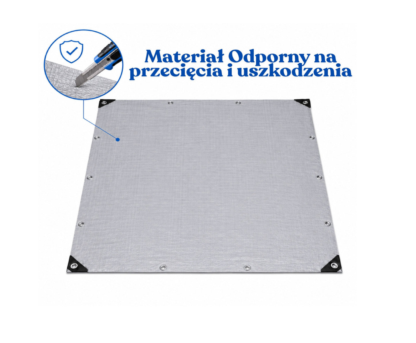 Prelata impermeabila, gri, 2 x 4 m, Lean 30856