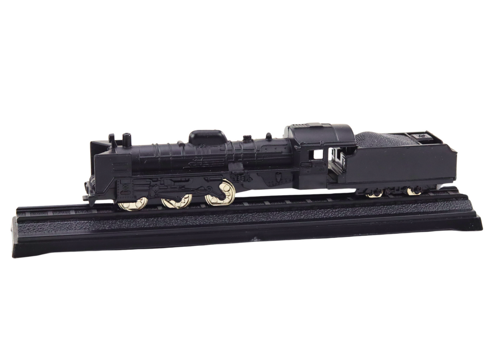Trenulet de colectie metalic, 15 x 3 x 3 cm, 1:48, negru, Lean 18923