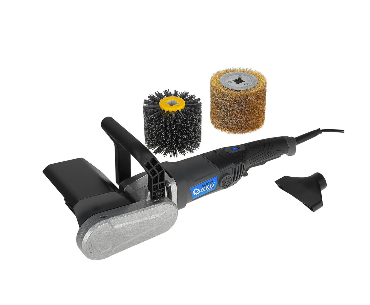 Masina electrica de satinat pentru lemn si metal, reglaj electronic al turatiei, rola 100 x 120 mm, Geko G80806