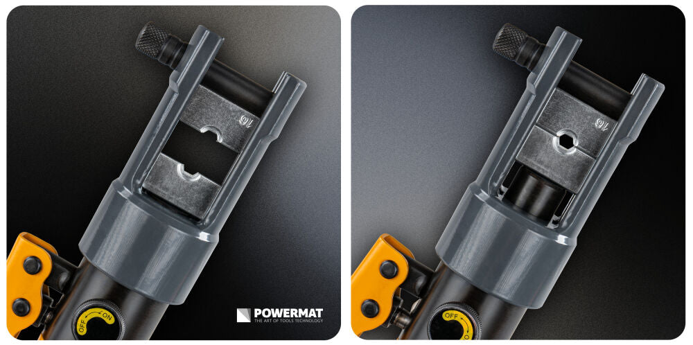Set cleste hidraulic pentru sertizare cabluri PM-ZHDK-6300T, 6-300mm2, Powermat PM1468
