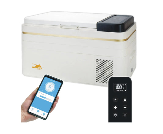 Frigider auto cu compresor 30 L Wertberg LT-4.30C BT, Bluetooth, Tuya Smart, 12V/24V/230V, Racire si Congelare -20°C, Harder HD1866
