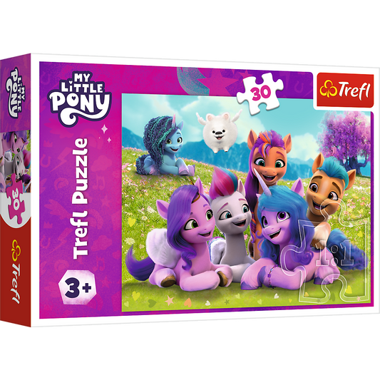 Puzzle Trefl My Little Pony, Poneii Prietenosi, 30 piese, Lean 25881