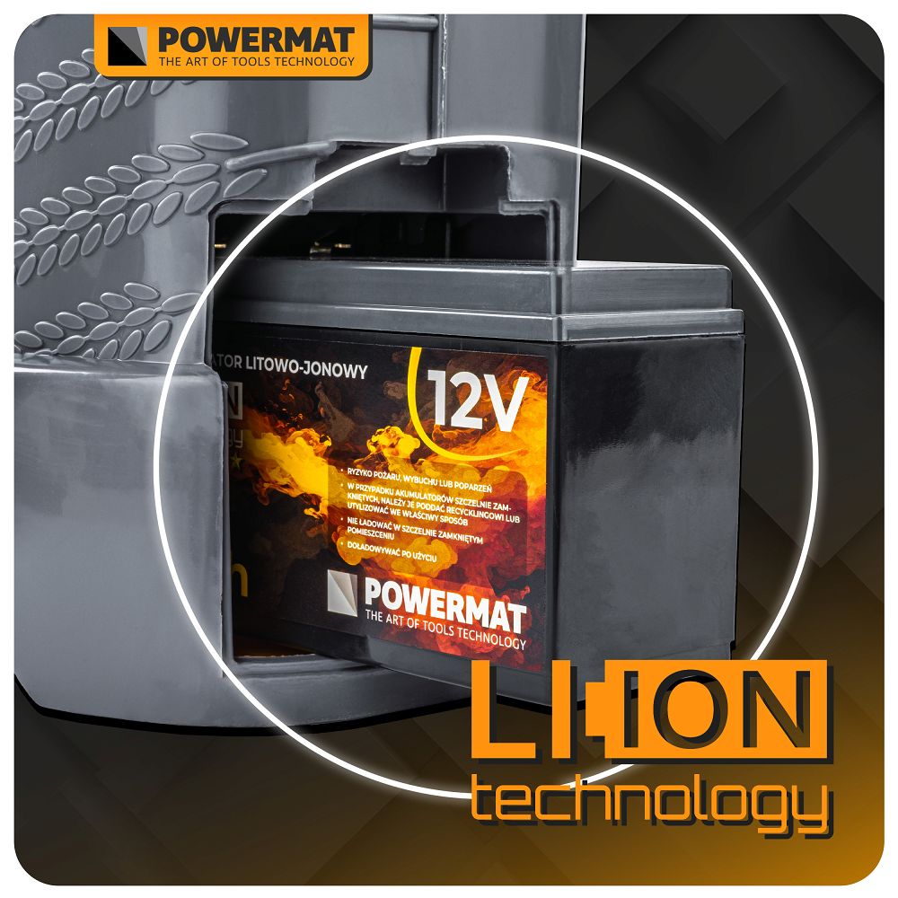 Acumulator Li-Ion PM-AKLJ-12V12AM, 12 V, 12 Ah, Powermat PM1517