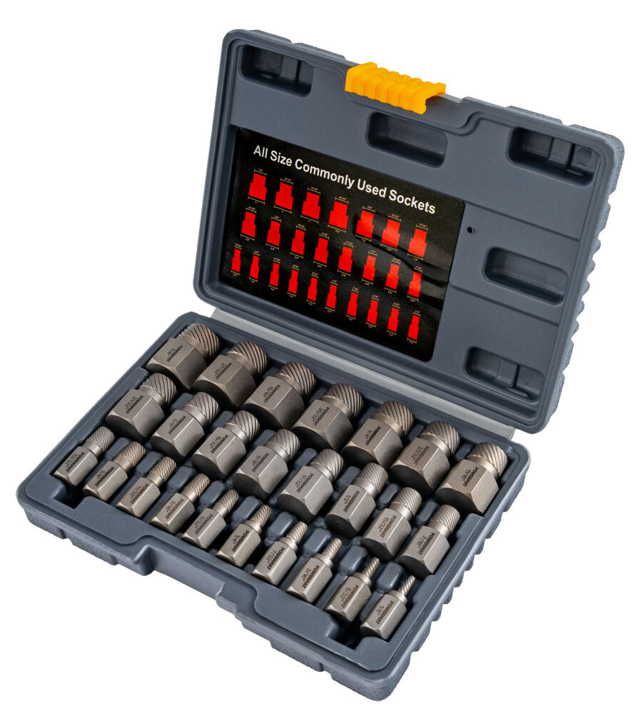 Set extractoare suruburi PM-ZWDS-25T, 25 piese, Powermat PM1618