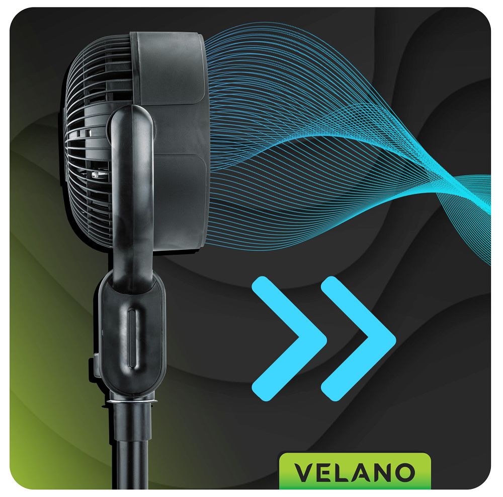 Ventilator de podea cu telecomanda Velano, 50 W, Powermat VELWEP0014