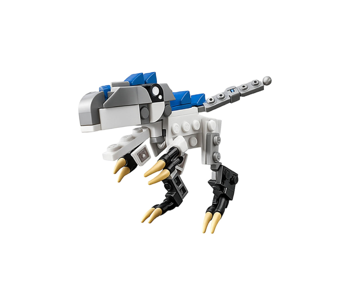 Set de constructii 2 in 1 dinozaur si robot, 67 piese, Lean 24570