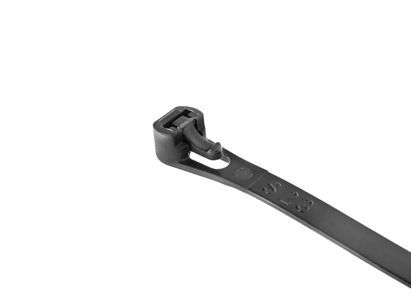Set legaturi nylon reutilizabile, negru, 7,5x250mm, 100 bucati, Geko G17242