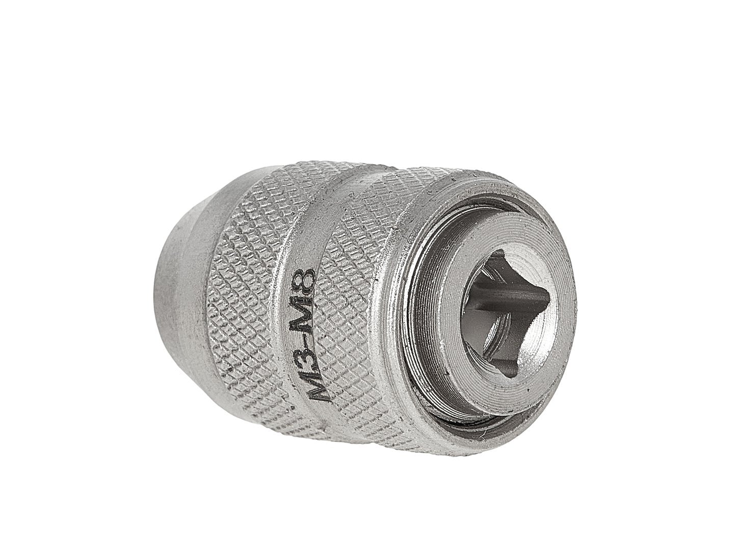 Adaptor pentru tarozi, 1 / 4", M3-M8, Cr-V, Tvardy T00036