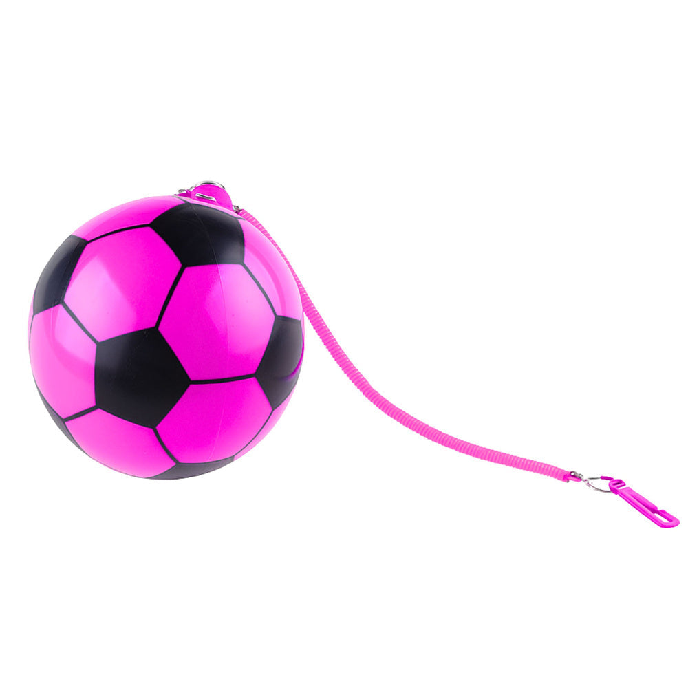 Minge de cauciuc cu maner, roz, 22 cm, Lean 27225