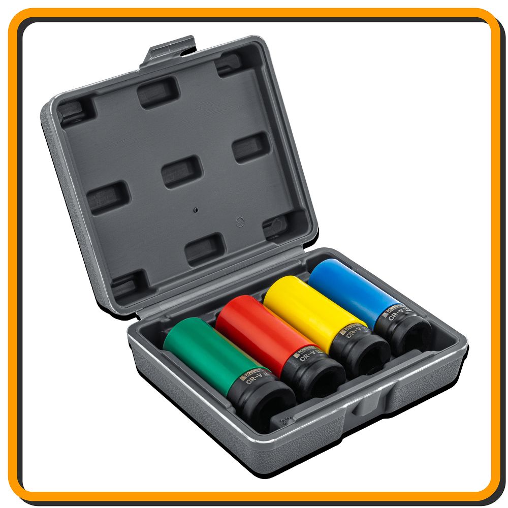 Set chei tubulare de impact PM-ZNU-1722T, 3 bucati, Powermat PM1379