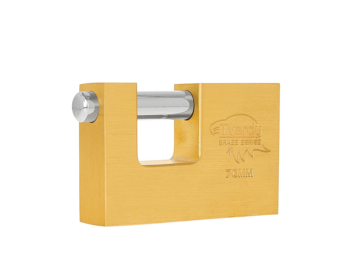 Lacat din alama ranforsat Brass Series, 70 mm, Tvardy T00430