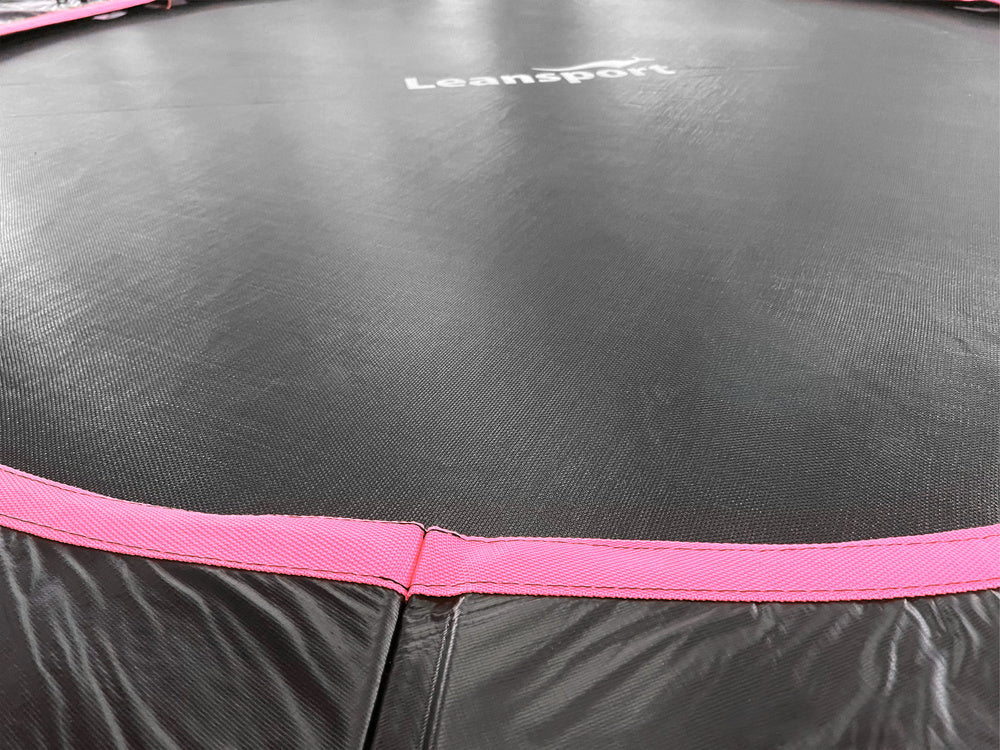 Trambulina Sport Max 3.6 m, negru / roz, Lean 8341