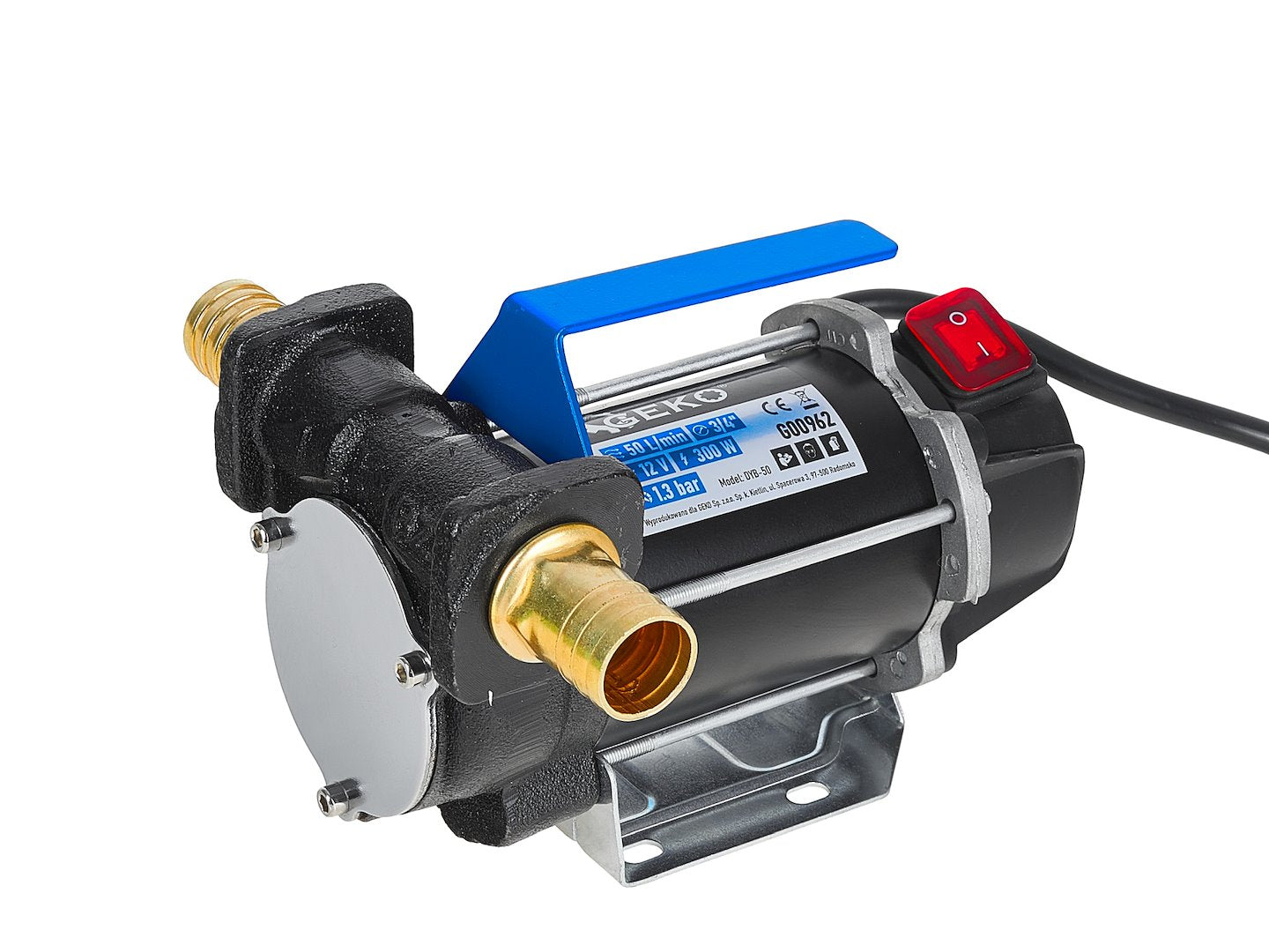 Pompa transfer combustibil diesel, 12 V, 300 W, Geko G00962