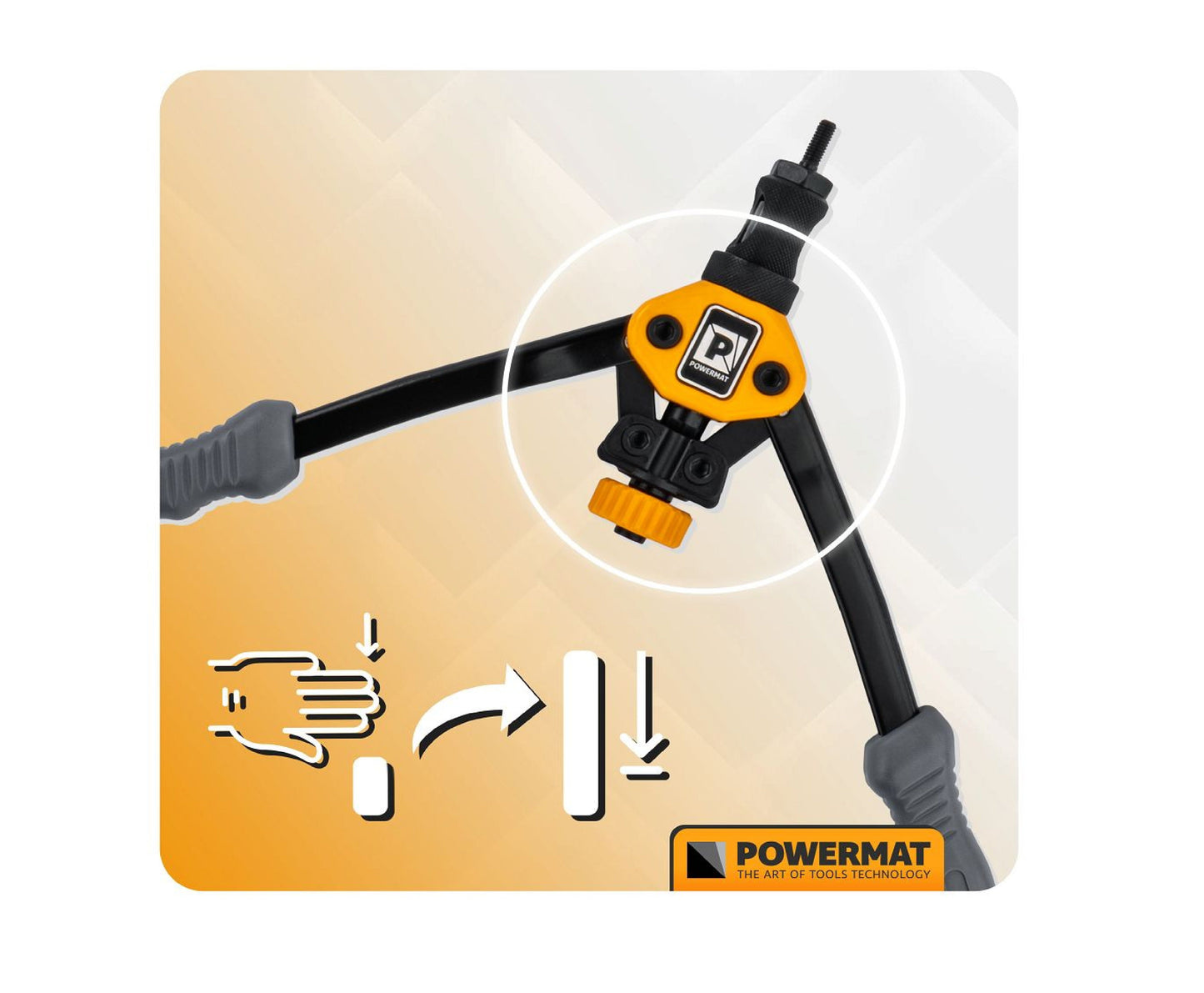 Cleste nituire PM-NIR-300T, 300 mm, M3-M8, Powermat PM1448