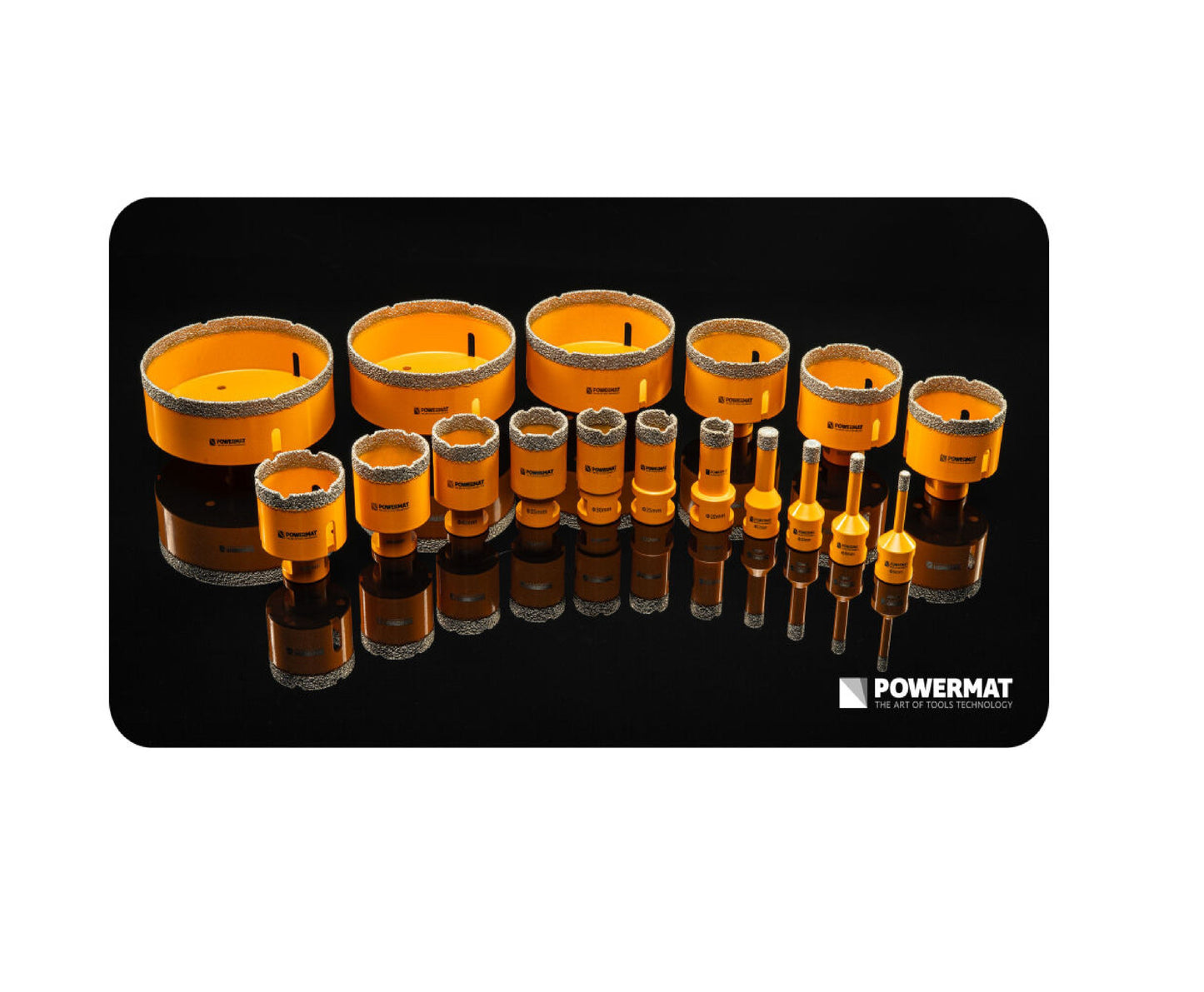 Carota diamantata pentru ceramica PM-DWK-50M14M, 50 mm, Powermat PM1576