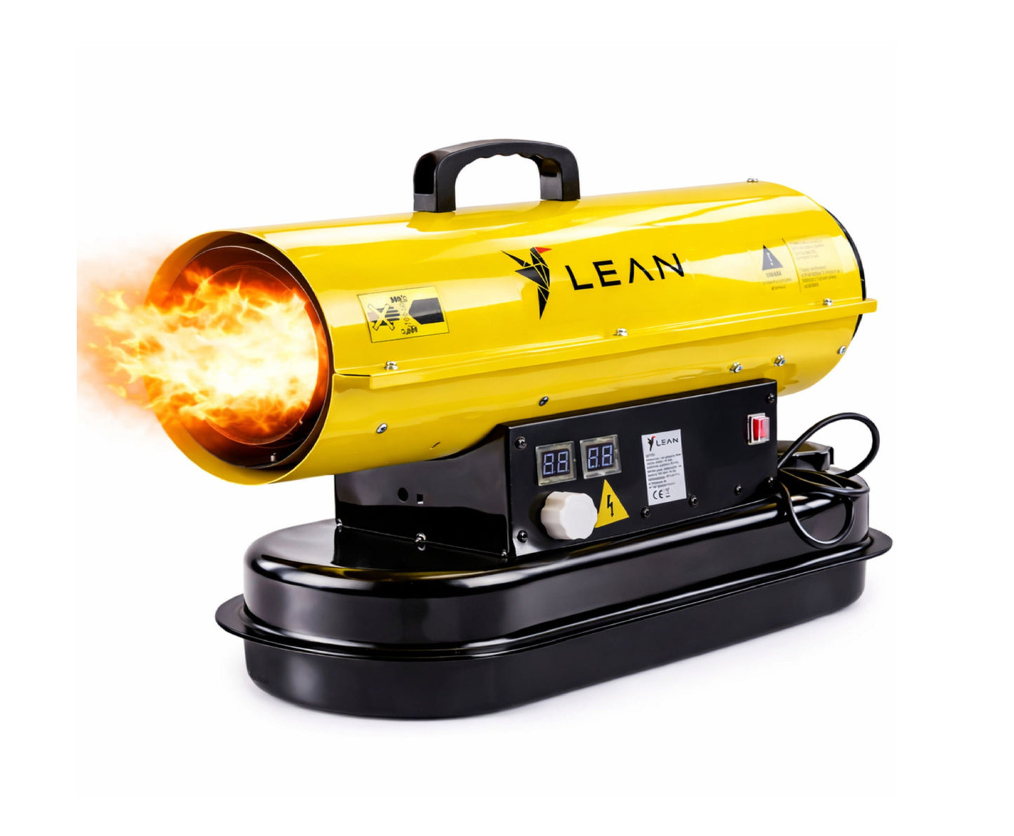 Incalzitor industrial cu afisaj LCD si termostat, 20 kW, Lean 27097