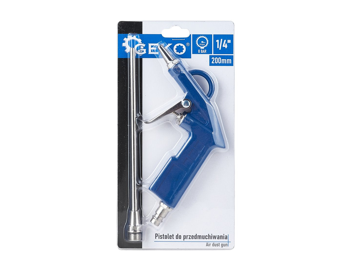 Pistol de suflat aer cu duza lunga, 20 cm, Geko G01174B