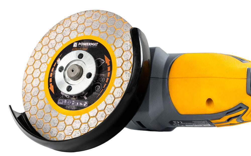 Disc diamantat hexagonal pentru ceramica PM-TDCS-1256T, 125 mm, Powermat PM1500