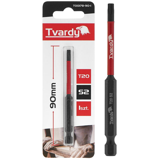 Bit de impact T20, 90 mm S2, Tvardy T00178-90-1