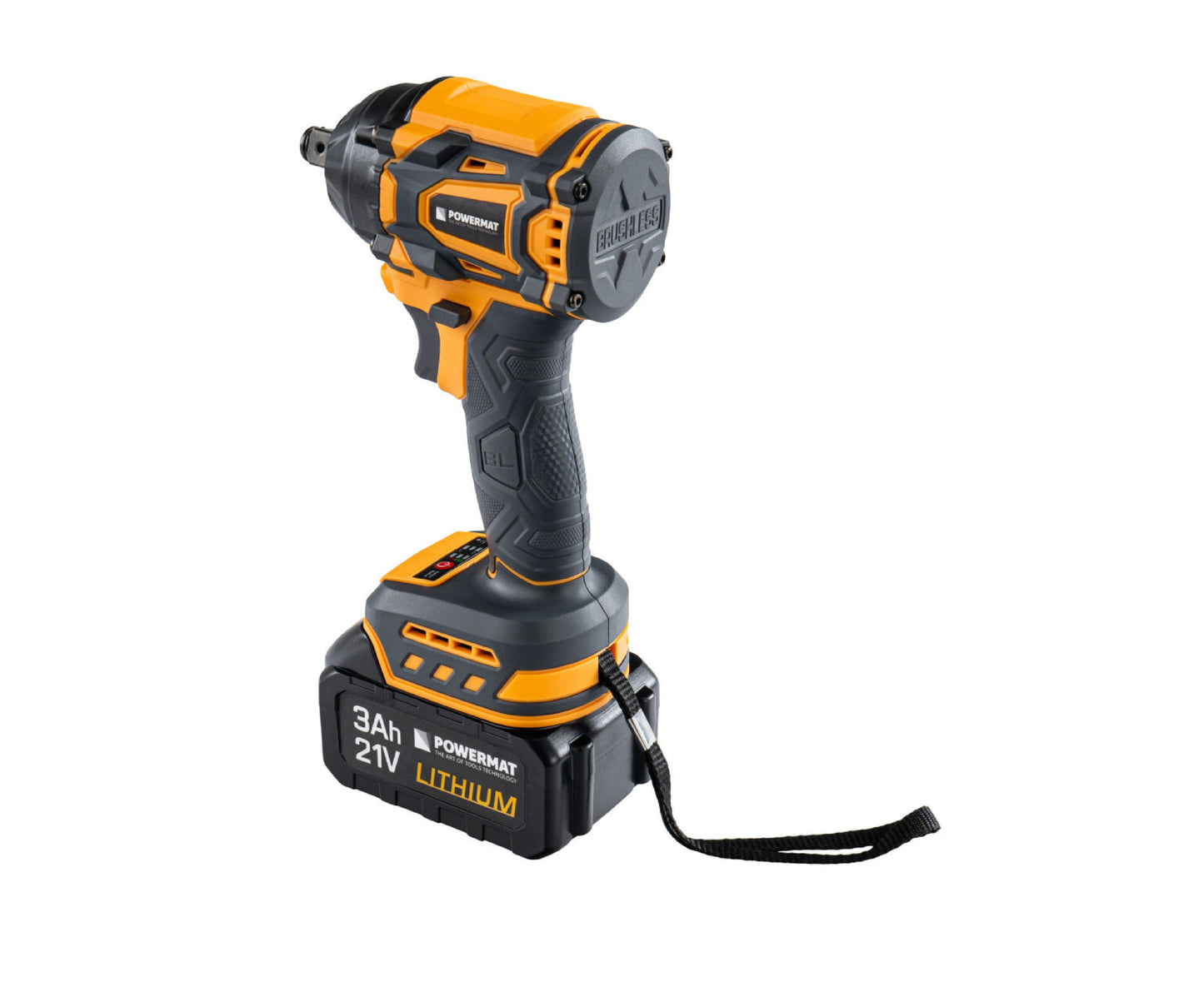 Cheie electrica de impact cu acumulator PM-AKU-21V-3M, 21 V, Powermat PM1410