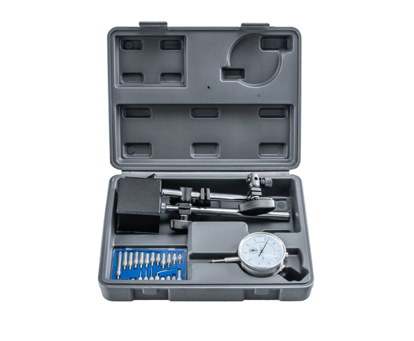 Set ceas comparator cu suport magnetic PM-CZ-10T, 0-10 mm, Powermat PM1521