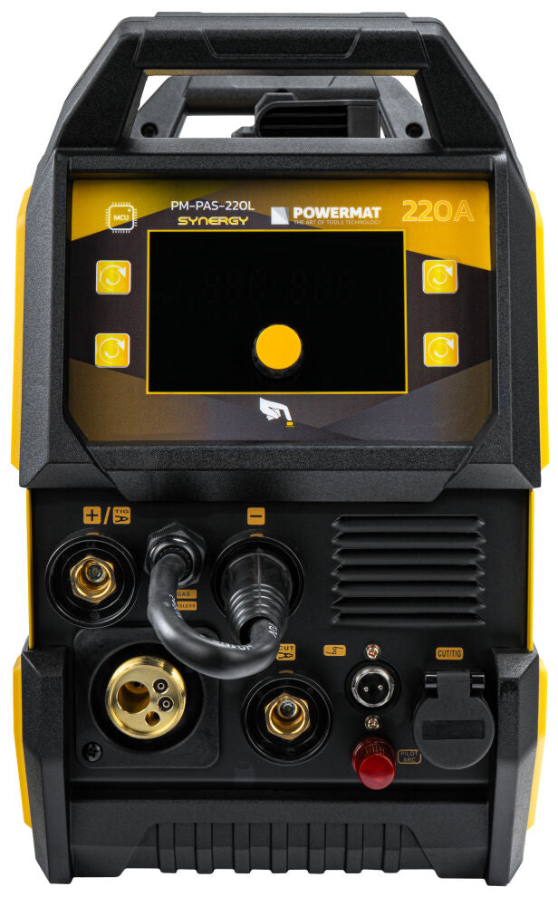 Aparat de sudura tip invertor migomat PM-PAS-220L, afisaj LCD, 220 A, Powermat PM1671