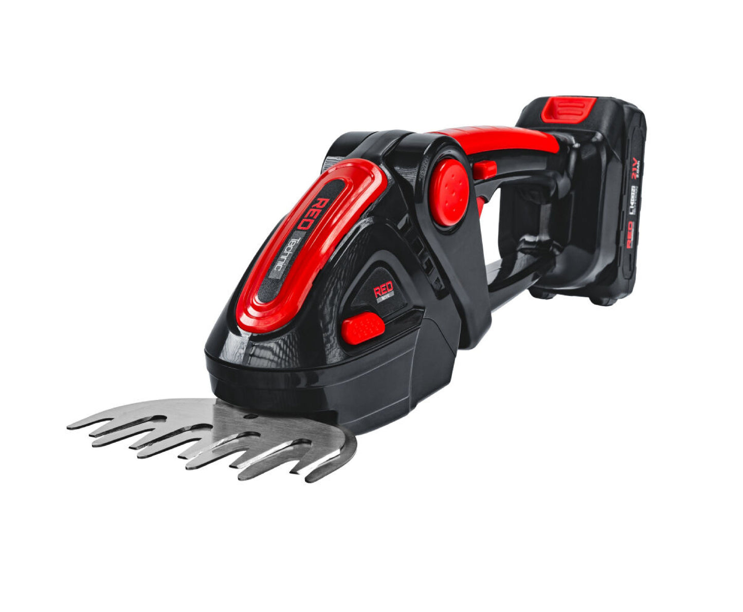 Foarfeca electrica pe acumulator pentru tuns iarba / arbusti, 21 V, Red Technic RTANTK0171