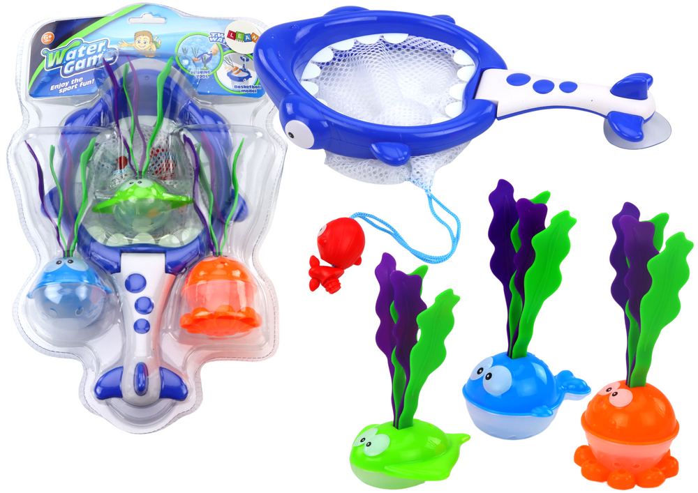 Set jucarii de baie 2 in 1, 35cm x 21cm x 9cm, Lean 17891