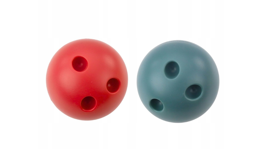 Set bowling pentru copii, 10 popice, 2 bile colorate, Lean 24324