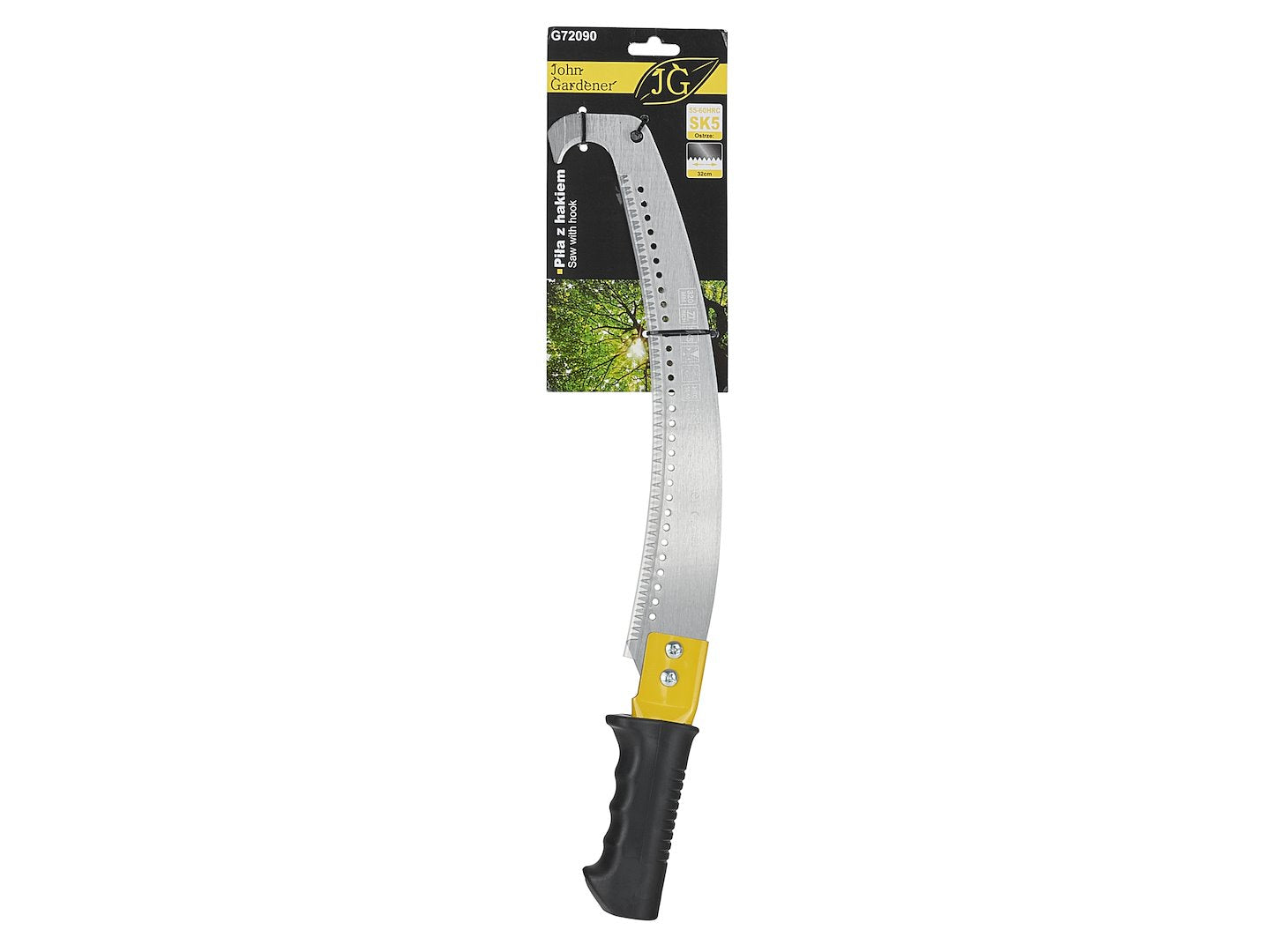 Fierastrau manual pentru gradina cu carlig SK5, lungime lama 32 cm, Geko G72090