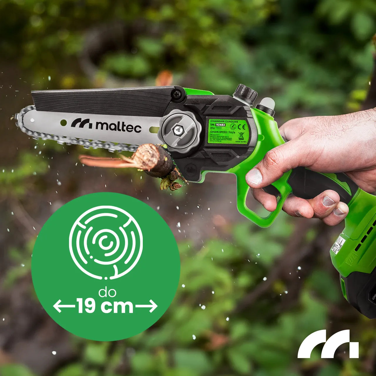 Mini fierastrau cu acumulator MasterCut 1000 W, MalTec 112483