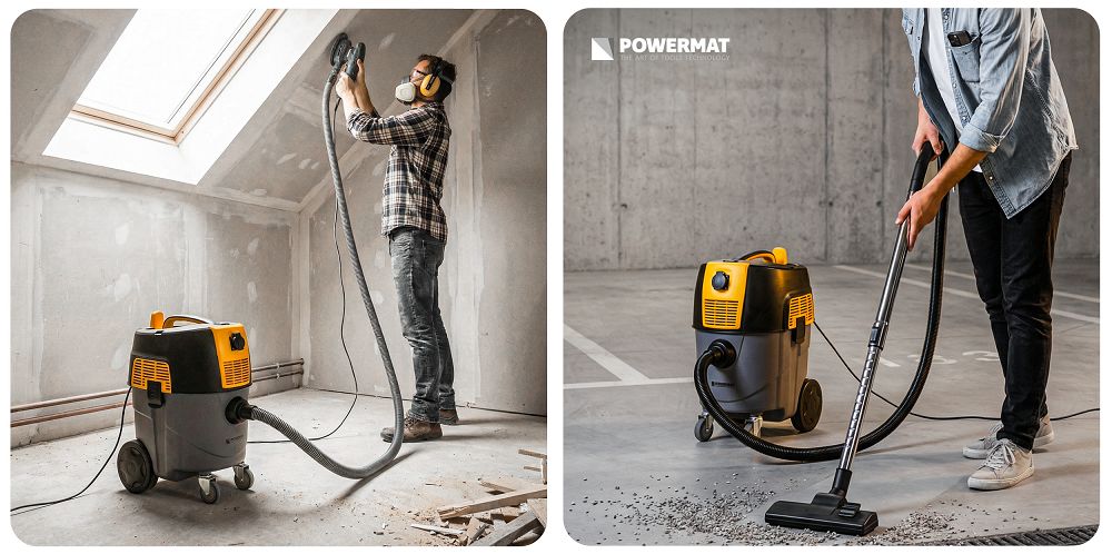 Aspirator industrial PM-OD-1600T-PRO, 1600 W, Powermat PM1471