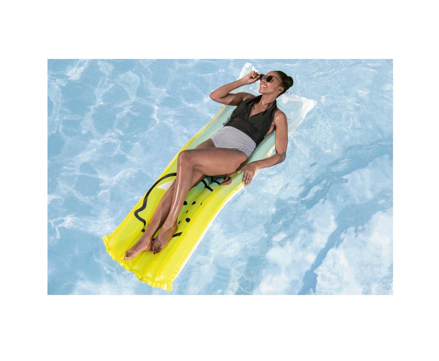 Saltea gonflabila de innot Squeeze Lemon, 183 x 69 cm, Bestway 21680