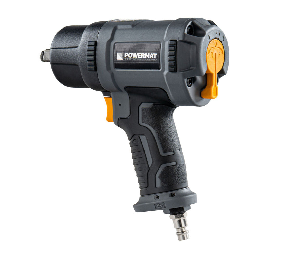 Cheie pneumatica PM-KPU-1560T, 1560 NM, 1/2", 8000 RPM,  MAX. 8 BAR, 115 L/MIN, Powermat PM1593
