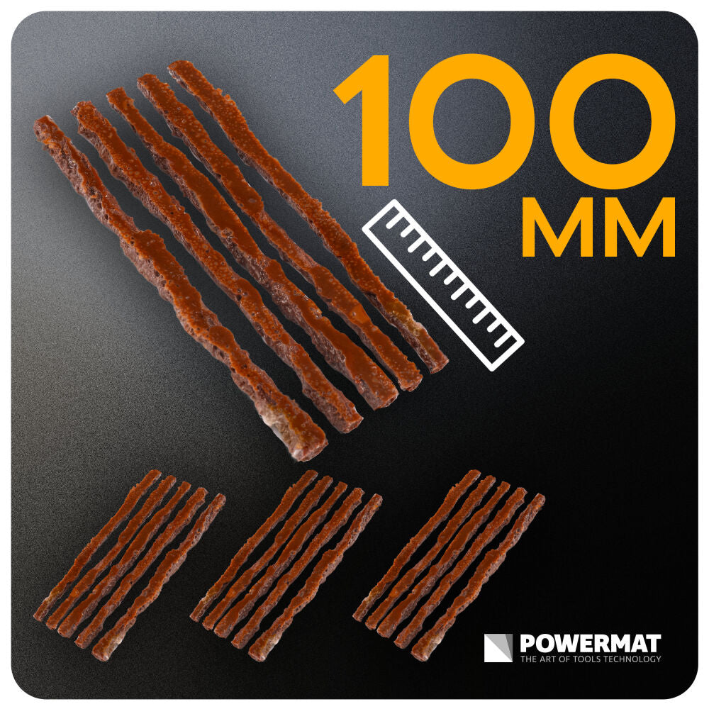 Kit reparare anvelope auto PM-ZNO-30T, 30 piese, Powermat PM1526