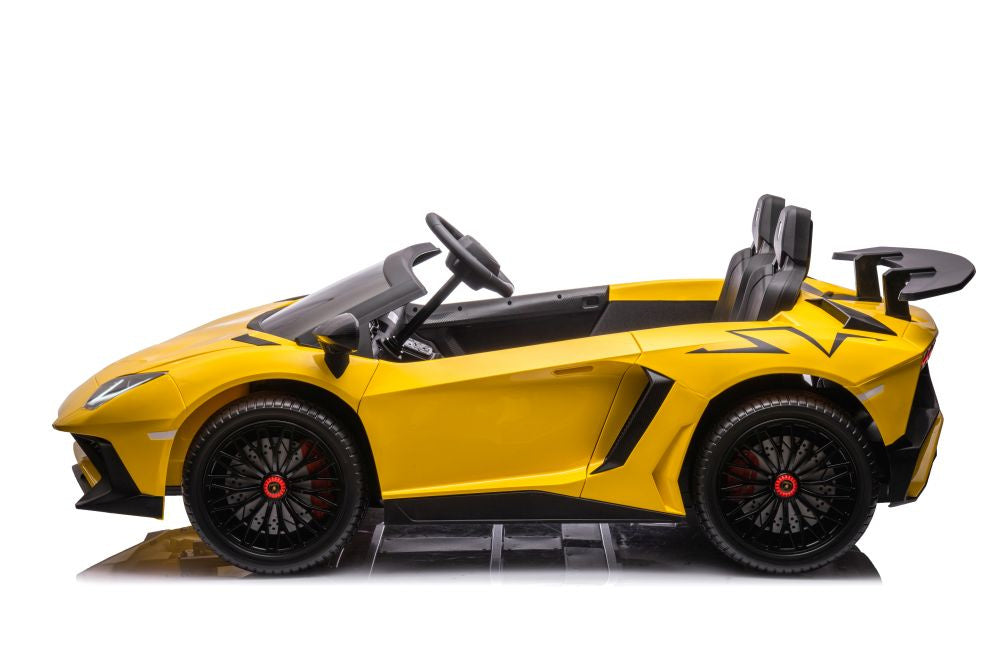 Masinuta electrica pentru copii Lamborghini XXL, 24 V, galben, 176 x 108 x 63 cm, Lean 13428