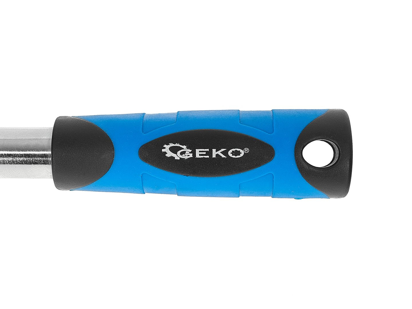 Cheie cu clichet cu cap flexibil si maner telescopic, 1 / 4", 210-278 mm, 72 T, Cr-V, Geko G10128