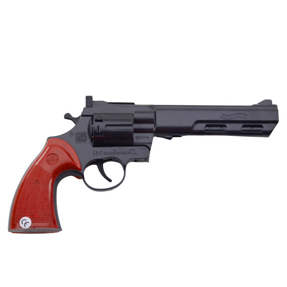 Pistol de jucarie, negru, 23.5 x 12 x 3.5 cm, Lean 24814