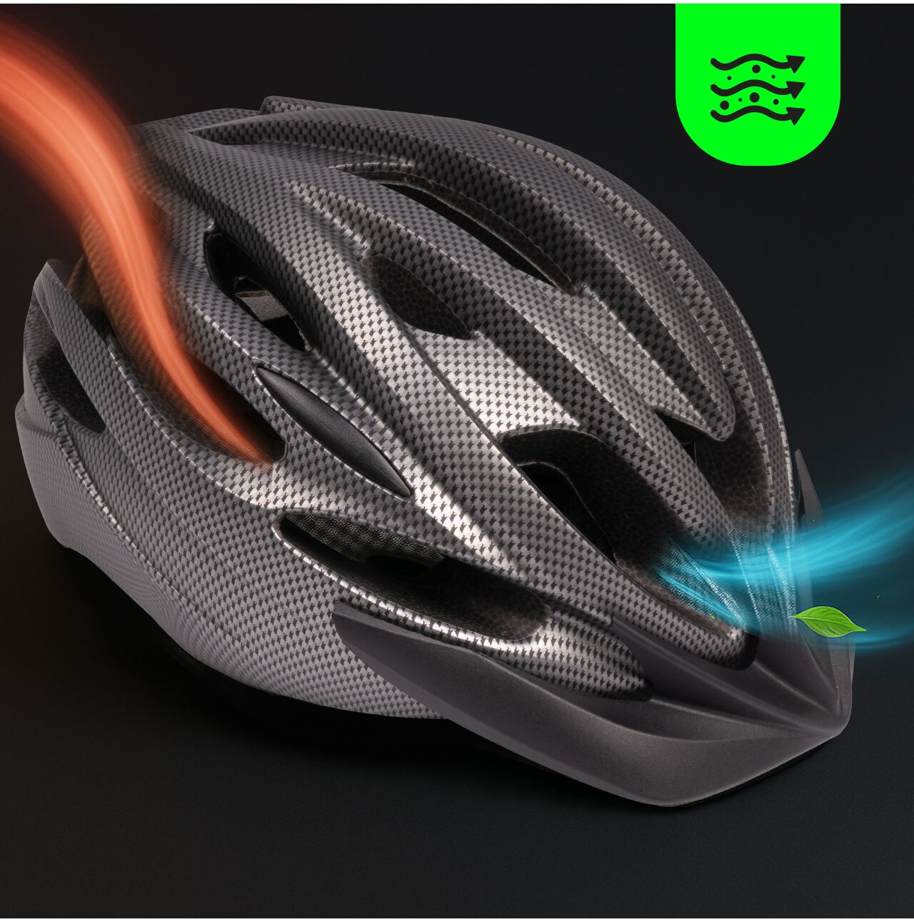 Casca de bicicleta sport pentru adulti, 58-61 cm, gri, MalTrack 112823