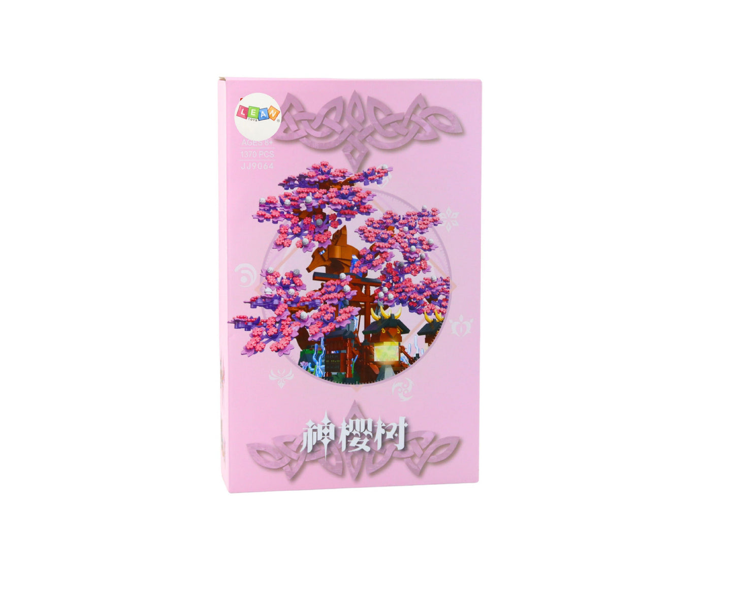 Set de constructie copac de cires, 29 x 33 x 25.5 cm, 1370 piese, Lean 14248