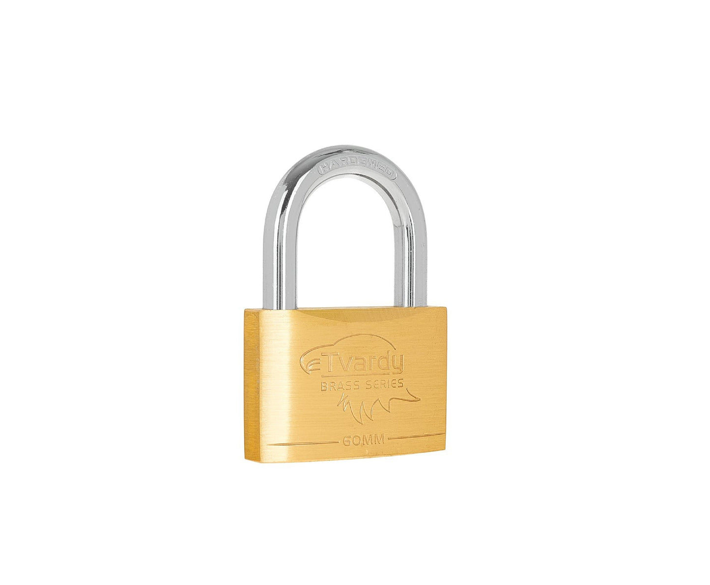 Lacat ranforsat din alama Brass Line, 60 mm, Tvardy T00424